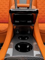 Custom VIP rear cabin with captain chairs and center console for G-Class W463A