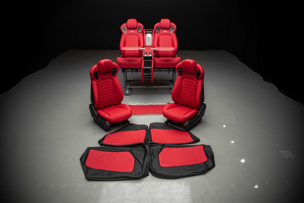 Luxury VIP sport seat interior with center console for Mercedes G-Class W463A