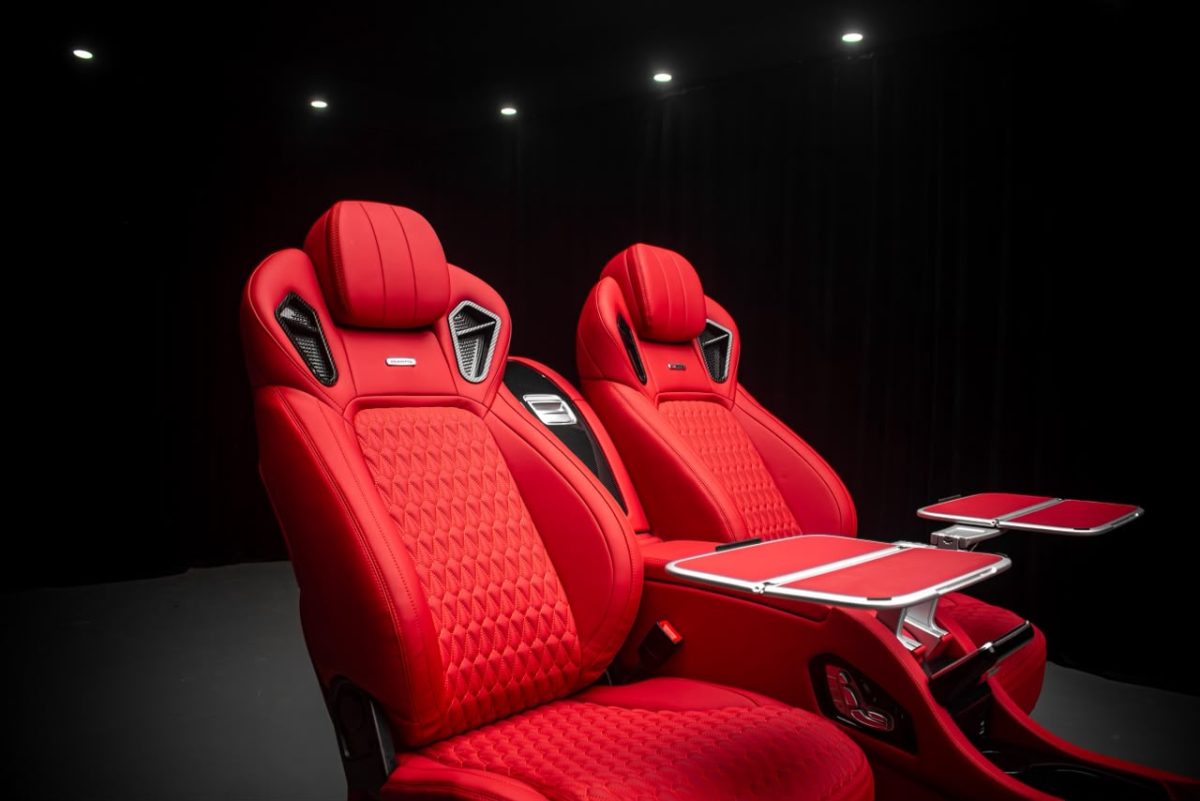 Custom front and rear VIP seats for Mercedes G-Class W463A interior