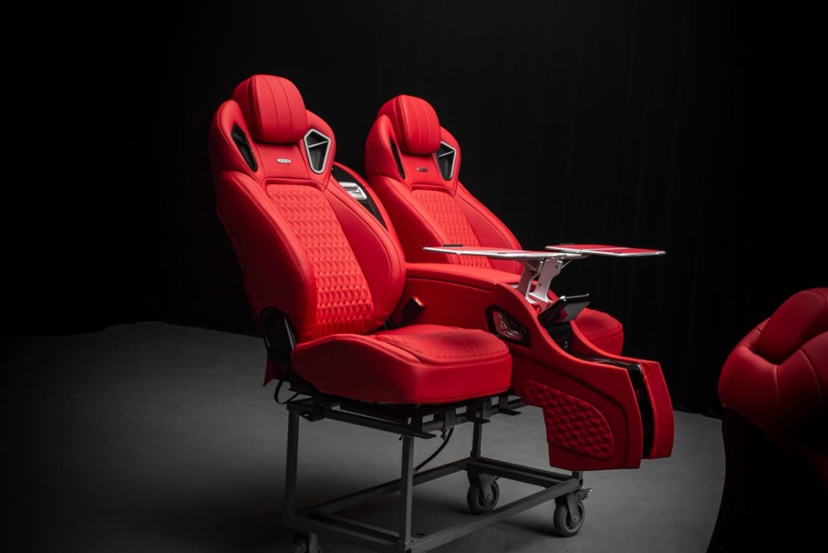 Front and Rear Executive VIP Sport Seats with Center Console for Mercedes-Benz G-Class W463A - Image 9