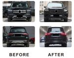 Mercedes-Benz GLS X167 2024 to GLS63 AMG Body Kit Conversion with Front and Rear Bumpers, Grille and Fender Flares