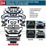 Mercedes GLS X167 2024 AMG Conversion Kit Including Front Bumper, Rear Bumper, Grille and Diffuser