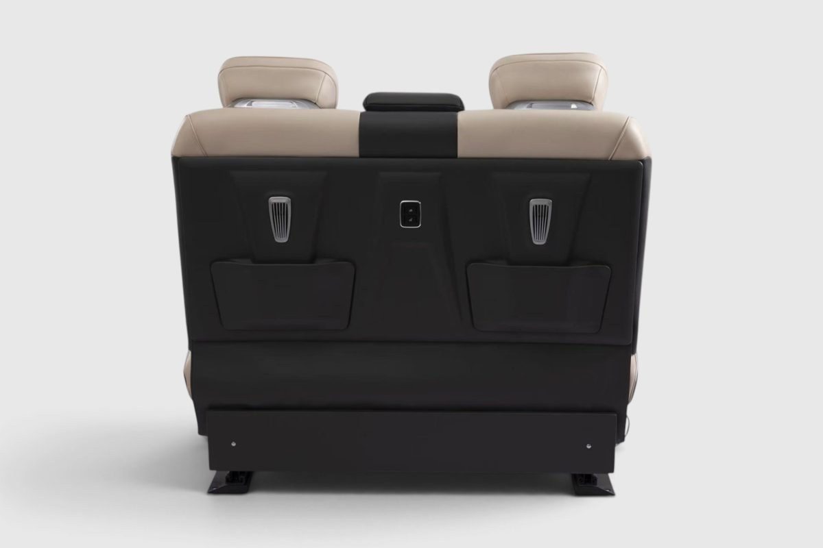 Luxury 2-Seater VIP Power Sofa Bed Bench for Mercedes Sprinter, Vito and V-Class