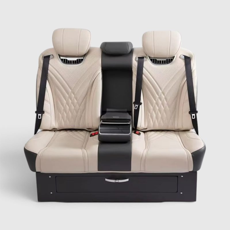 Luxury VIP Power Sofa Bed Bench for Mercedes-Benz Sprinter, Vito and V-Class Executive Conversion