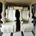 Premium leather VIP captain chair for Mercedes Sprinter, Vito and V-Class W447 luxury van interior