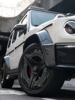 Rocket style carbon fiber widebody aerodynamic body kit for Mercedes-Benz G-Class W465