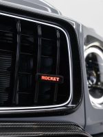 High-gloss UV-coated 2x2 twill carbon fiber weave texture on G-Class W465 body parts