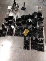 Heavy-duty black hinges for Mercedes-Benz G-Class