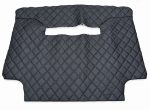 Black diamond-quilted rear interior upholstery panel for Mercedes-Benz G-Class 6×6.