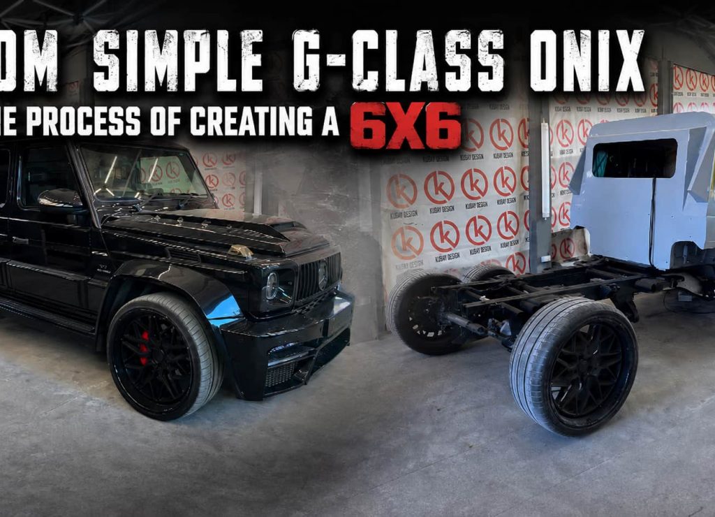 Mercedes-Benz G-Class ONYX and the 6x6 creation process at Kubay Design