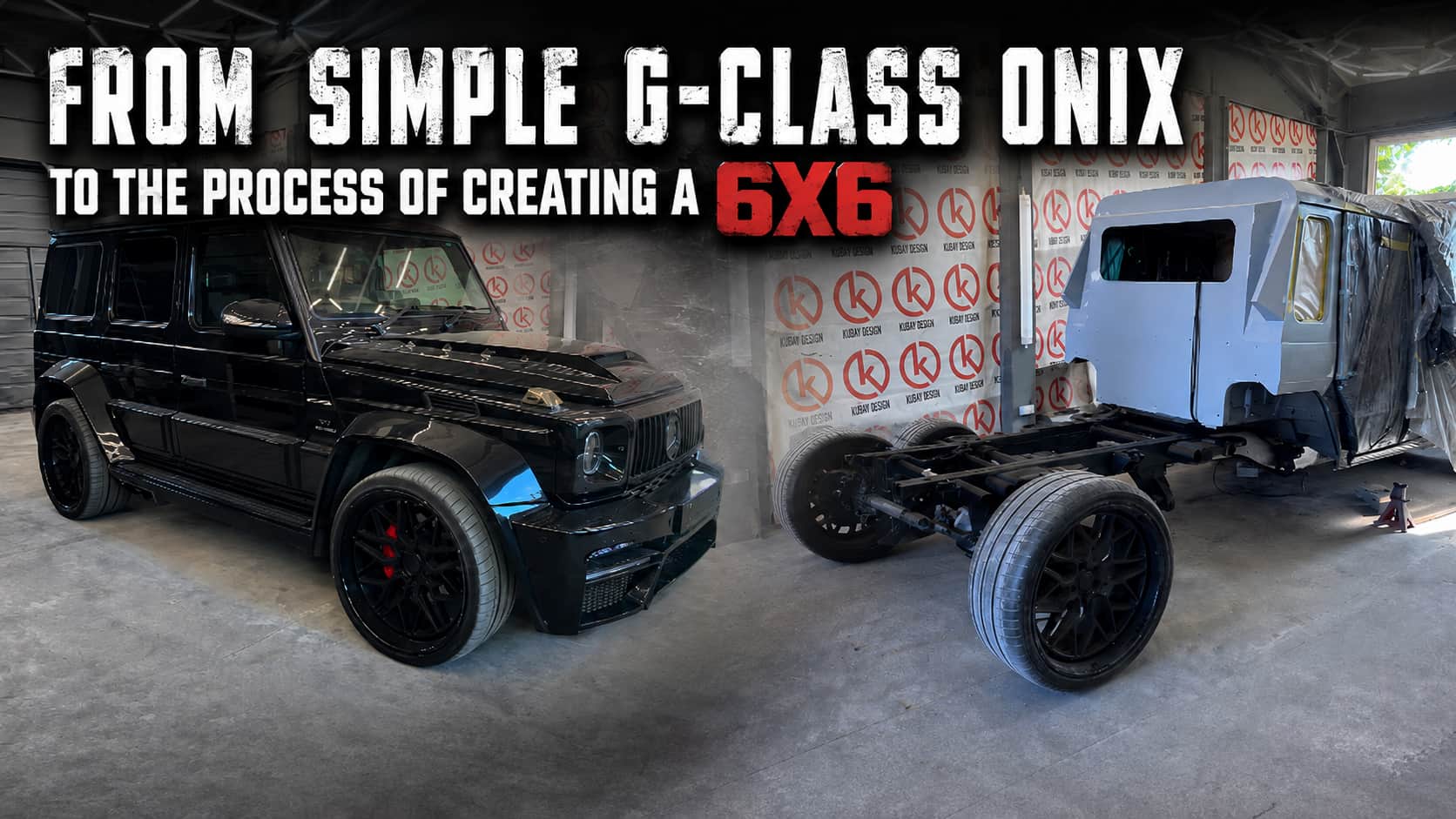 Mercedes-Benz G-Class ONYX and the 6x6 creation process at Kubay Design